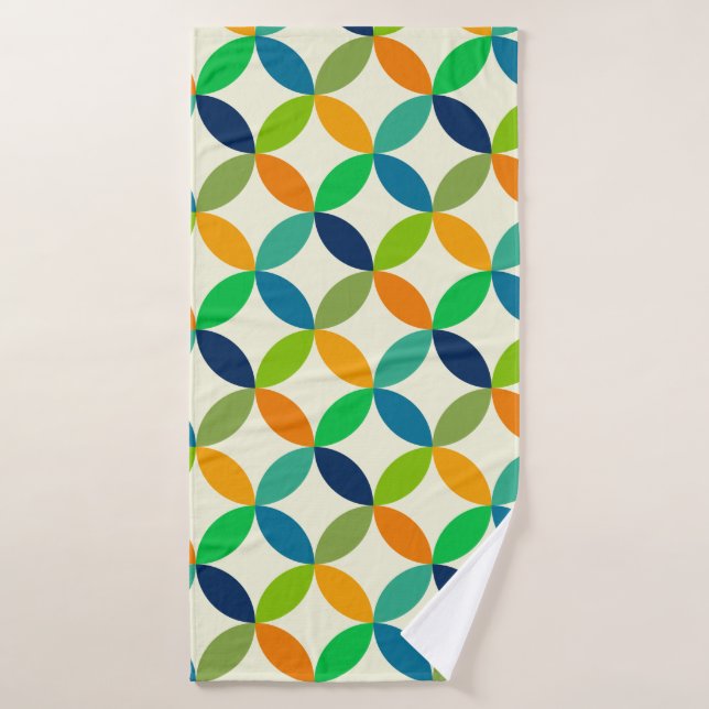 Moderne geometrische Geometrie des Minimalistische Badehandtuch (Badehandtuch)