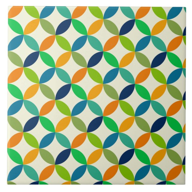 Moderne geometrische Geometrie des Minimalistische Fliese (Vorderseite)