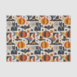 Moderne geometrische Halloween-Ausgabe Seidenpapier