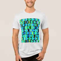 Moderne geometrische Hexagons und Dreiecke