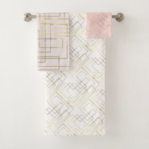 Moderne geometrische Imitate Gold Lines