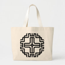 Moderne geometrische Kreuzlinienkunst