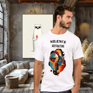 Moderne geometrische Kunst, minimaler Abstract für T-Shirt