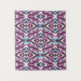 Moderne geometrische Mosaik – abstraktes Farbmuste Wandteppich