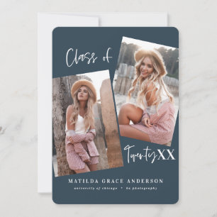 Moderne geometrische MultiFoto-Graduierungsparty