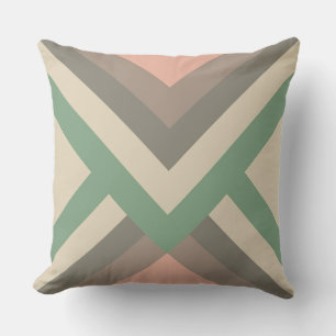 Moderne geometrische Pastellfarben Kissen
