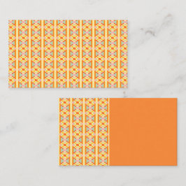 Moderne geometrische Pixel-Art-Nahtlos-Muster  Visitenkarte
