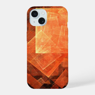 Moderne geometrische Quadrate – Abstrakte Kunst mi iPhone 15 Hülle
