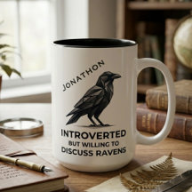 Moderne geometrische Raben-Geschenk Introvertierte