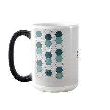 Moderne geometrische Sechseck-Muster-Tasse