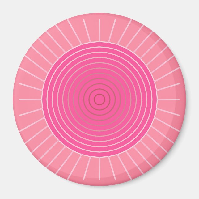 Moderne geometrische Sonnenbrille - Farbtöne von K Magnet (Vorne)