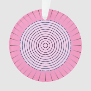 Moderne geometrische Sonnenbrille - Pink-Farbtöne Ornament