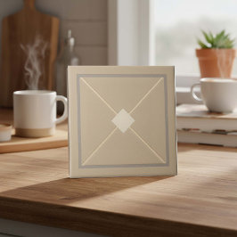 Moderne geometrische Sternenexplosion Pat#17 Kaffe Fliese