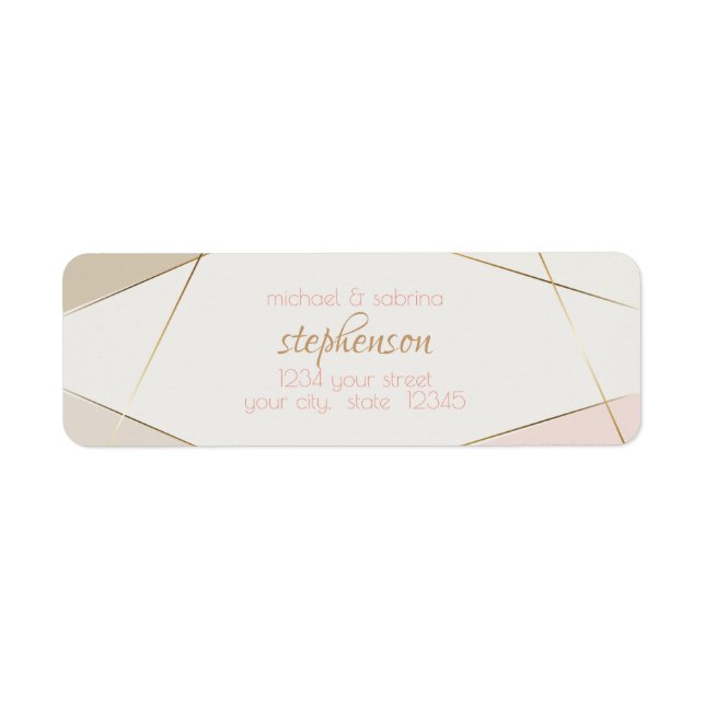 Moderne geometrische Streifen mit rotem Sand (Vorne)