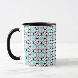 Moderne geometrische Struktur Tasse