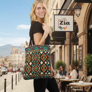 Moderne geometrische Südwest-Style Tasche