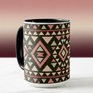 Moderne geometrische Südwest-Style  Tasse