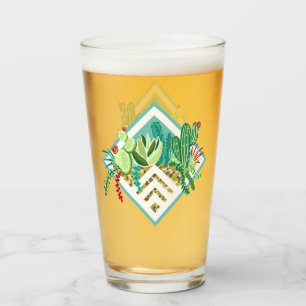 Moderne geometrische Sukkulenten & Kaktus Planter Glas