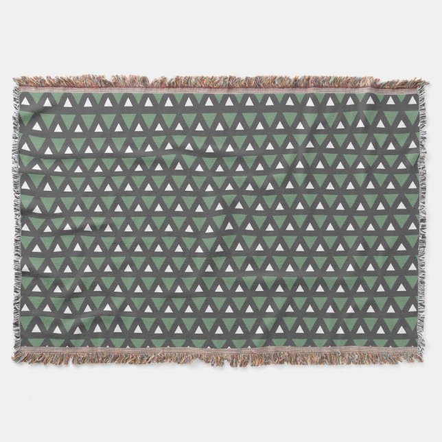 Moderne geometrische Tagesdecke Decke (Vorderseite)