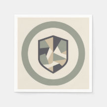 Moderne geometrische Tarnung Militär-Party-Papier-
