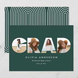 Moderne geometrische Typografie, MultiFoto-Abschlu