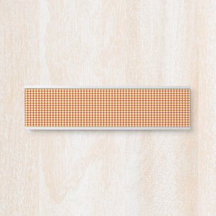 Moderne geometrische Unternehmensmuster Türschild