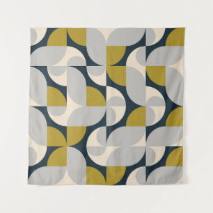 Moderne geometrische Vintage-Retro-Hintergrund Wandteppich