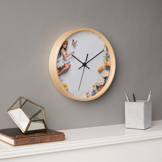 Moderne geometrische Winkelausführung Uhr (Büro)