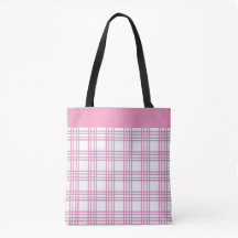Moderne, gepflegte Karo-Rosa-Lila-Muster