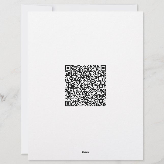 Moderne Geschäftsbriefe mit QR-Code und Logo Briefbogen (Rückseite)