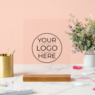 Moderne Geschäftslogo-Branding Acrylschild