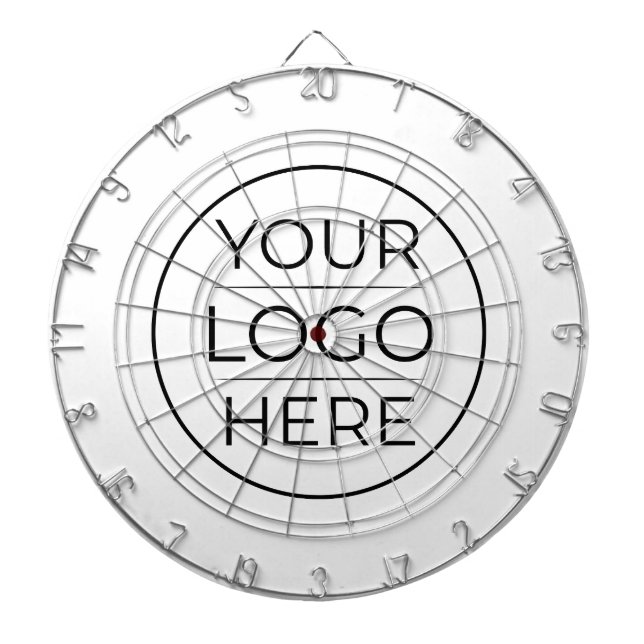 Moderne Geschäftslogo-Branding Dartscheibe (vorne)