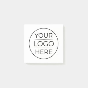 Moderne Geschäftslogo-Branding Post-it Klebezettel