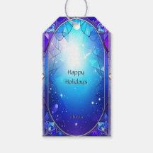 Moderne Geschenk-Anhänger aus Buntglas für die Fei