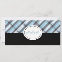 Moderne Geschenkgutscheine für Karierte Boutique