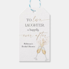 Moderne Geschenkkarte für Brautdusche Geschenkanhänger