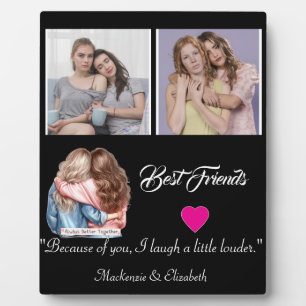 Moderne Geschenkplakette mit Foto-Raster für beste Fotoplatte