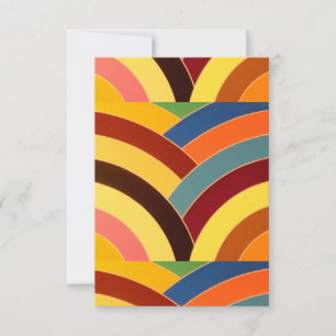 moderne, geschwungene Chevronen