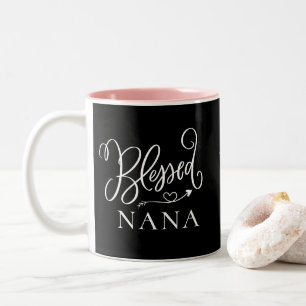Moderne gesegnete Nana-Kaffee-Tasse Zweifarbige Tasse