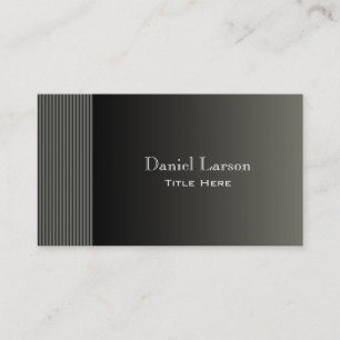 Moderne gestreifte Visitenkarte