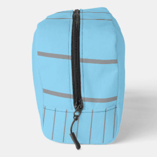 Moderne gewaschene blaue Reisekosmetiktasche Waschbeutel