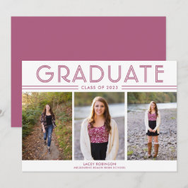 Moderne Girl High School Abschluss 3 Foto