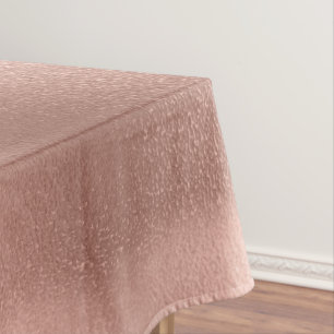Moderne Girl-Rose Gold Blush Pink Geometric Tischdecke