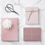 Moderne glänzende rosa Farbe Mauve Solid Pink 3 Se Geschenkpapier Set<br><div class="desc">Einfache,  stilvolle 3-Set-Packpapiere. Ein Farbverlauf mit zwei weiteren kräftigen Farben in den Farbtönen Blau,  Staub und Lila.</div>