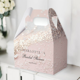 Moderne, Glitter-Brautparty Geschenkschachtel