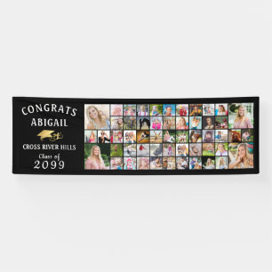 Moderne GLÜCKWUNSCH GRAD 53 Foto Collage Banner