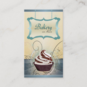 Moderne glühende Bäckerei-u. Kuchen-Visitenkarte Visitenkarte
