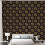 Moderne Gold Art Deco Circles Tapete<br><div class="desc">Das moderne Gold Art Deco Circles Wallpaper ist vollständig anpassbar und die perfekte Lösung für einfache Zimmerumgestaltungen. Wählen Sie aus verschiedenen Designs,  Größen und Texturen. Entworfen von Norman.R.</div>