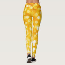 Moderne Gold Bokeh-Leggings