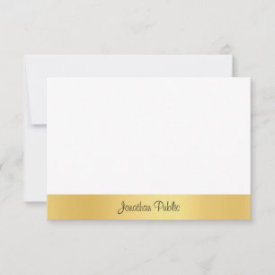 Moderne Gold Handwriting Script Elegante Vorlage